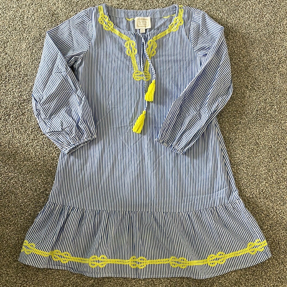 Sail to Sable Dress Nautical Stripe Shirtdress